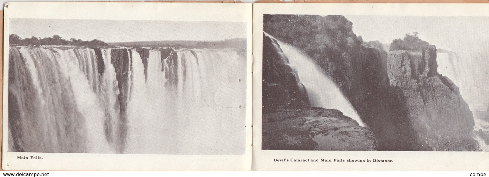 SOUVENIR LETTER CARD THE VICTORIA FALLS SOUTH AFRICA. CAPE-TOWN TO FRANCE. 15 11 1905 - Altri & Non Classificati