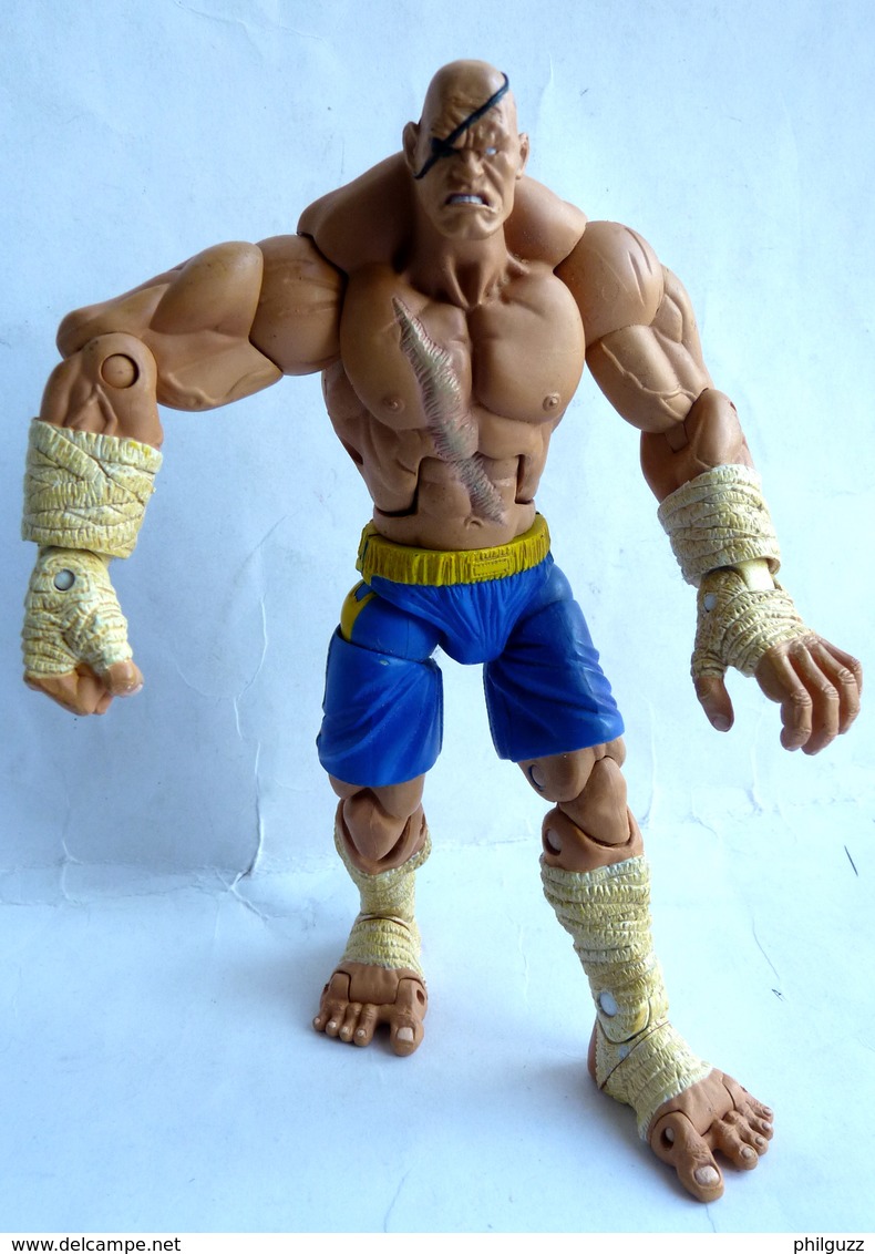 RARE FIGURINE STREET FIGHTER  SF Round 1 SAGAT - CAPCOM SOTA 2004 - Autres & Non Classés