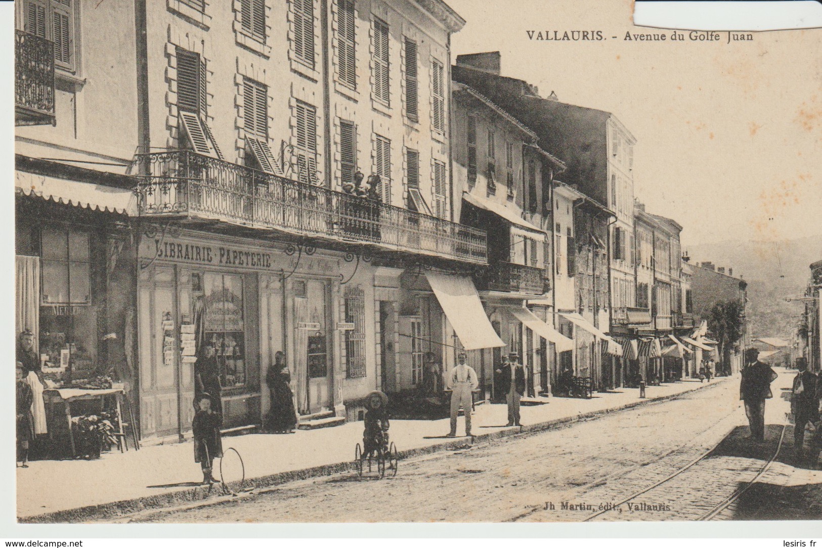 C. P. A. -  VALLAURIS - AVENUE DE GOLFE JUAN - JH MARTIN - Vence