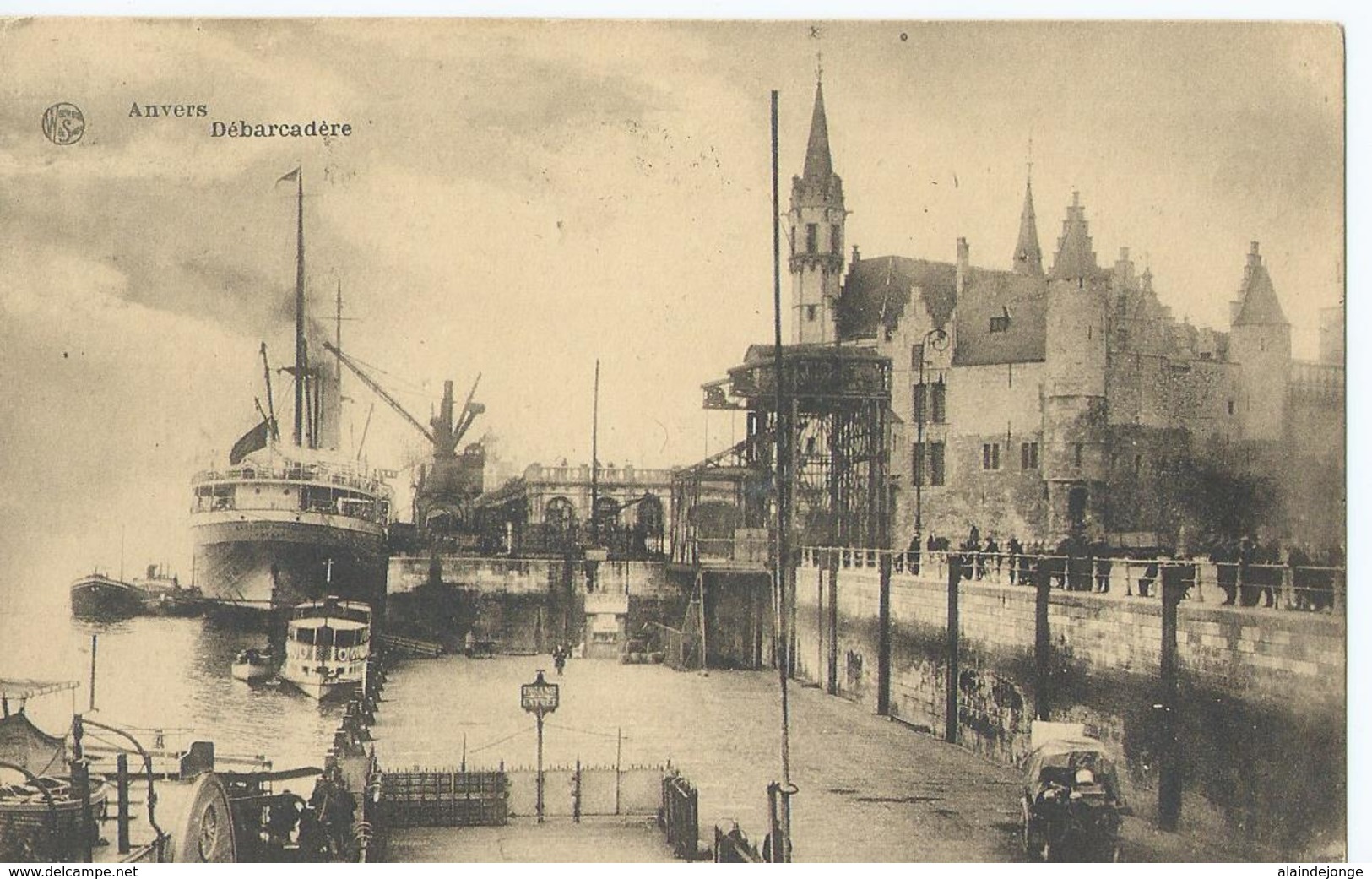 Antwerpen - Anvers - Débarcadère - Edition Weenenk & Snel Serie 3 No 23 - 1923 - Antwerpen