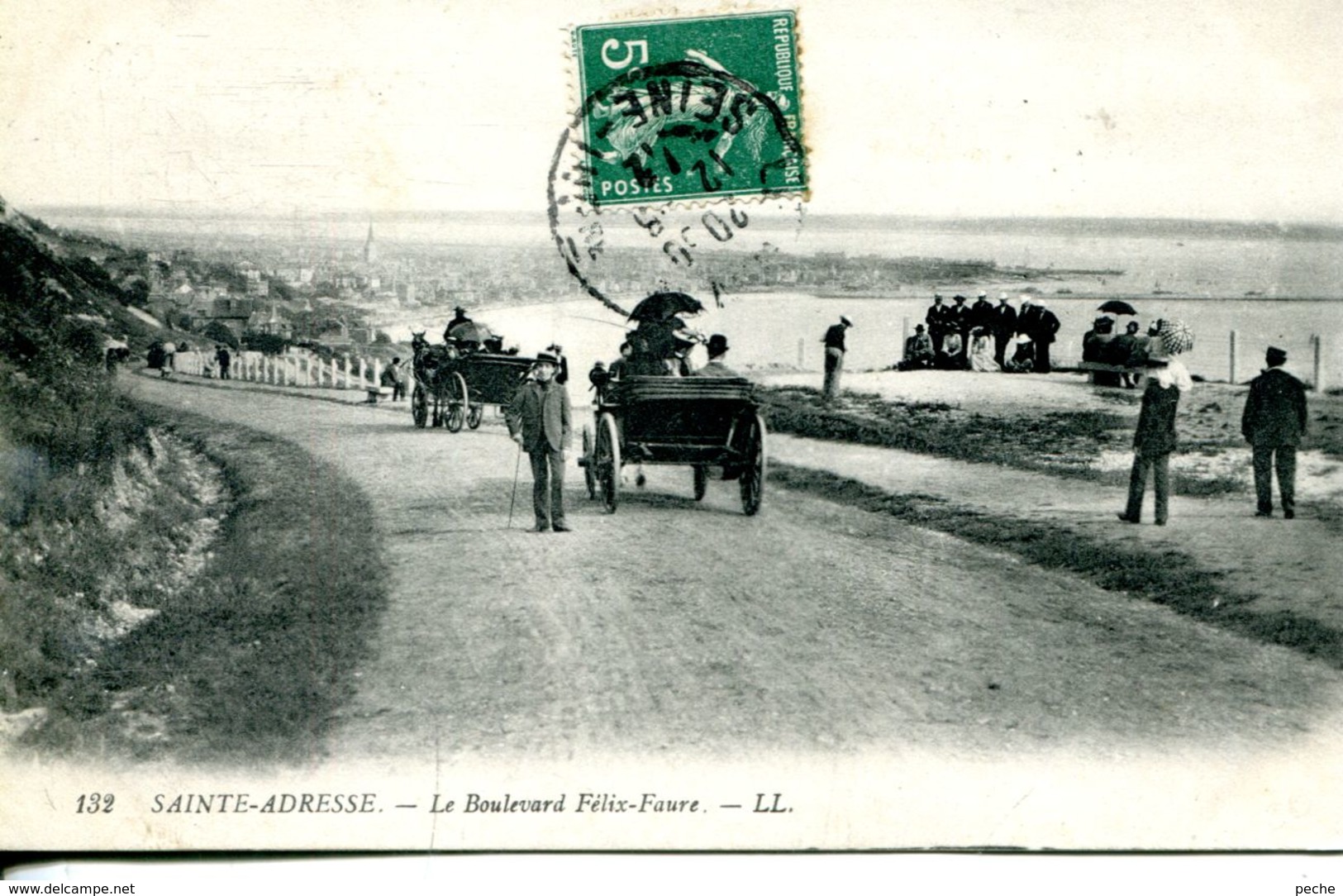 N°68224 -cpa  Sainte Adresse -boulevard Félix Faure- - Sainte Adresse