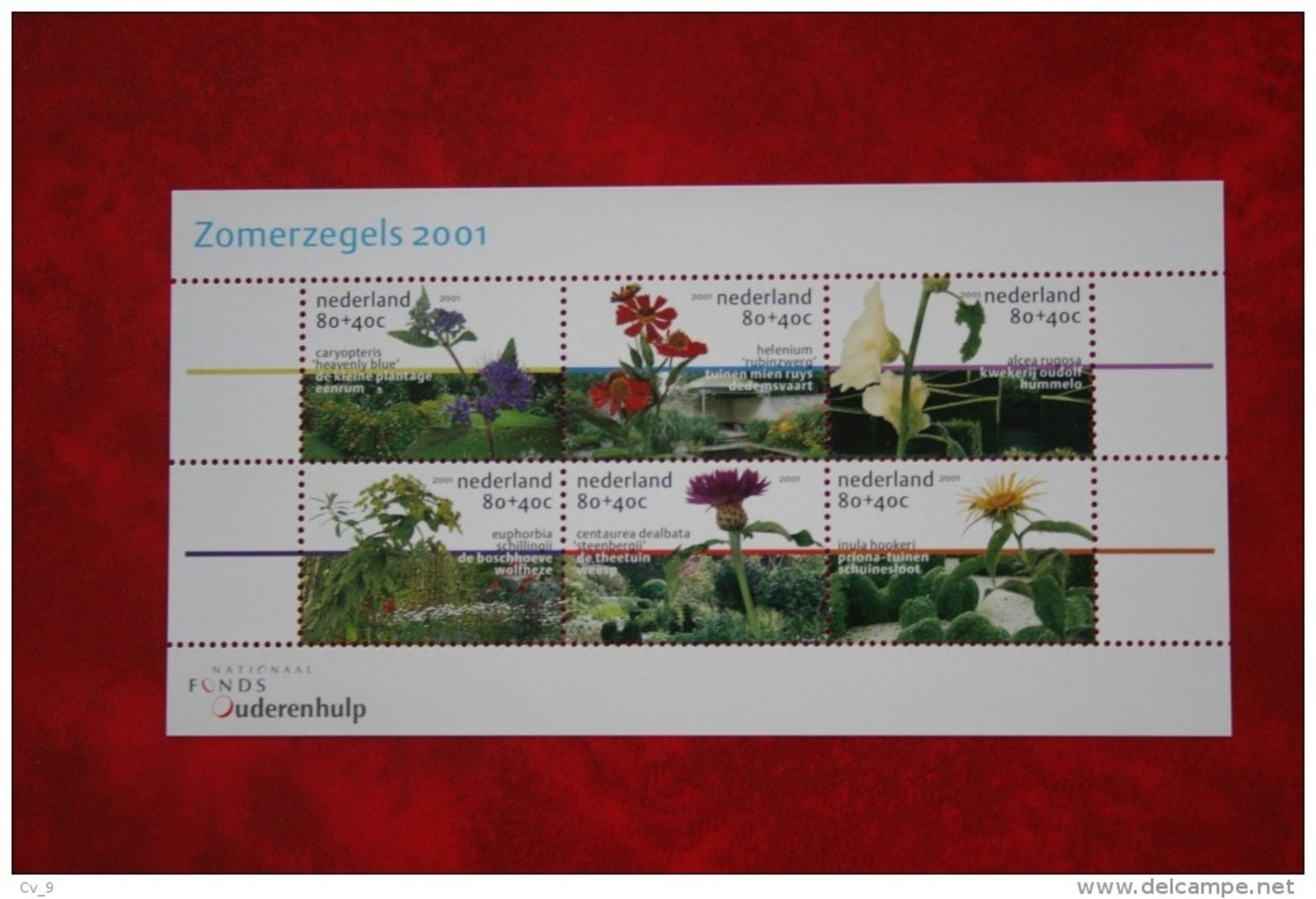 Zomerzegels Sommermarken Summer Stamps NVPH 1973 (Mi Block 70); 2001 Postfris / MNH / ** NEDERLAND / NIEDERLANDE - Unused Stamps