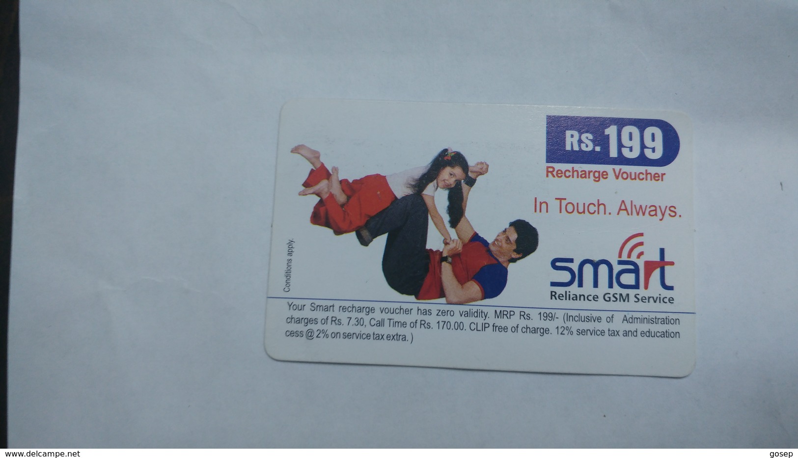 India-smart Card-(40m)-(rs.199)-(siliguri)-(no Date)-(look Out Side)-used Card+1 Card Prepiad Free - India