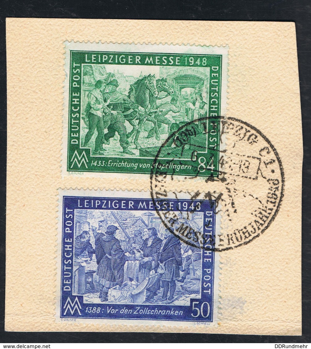 1948 2. März Leipziger Messe  Michel 967 Und 968 Mit Sonderstempel Siehe Scan - Sonstige & Ohne Zuordnung