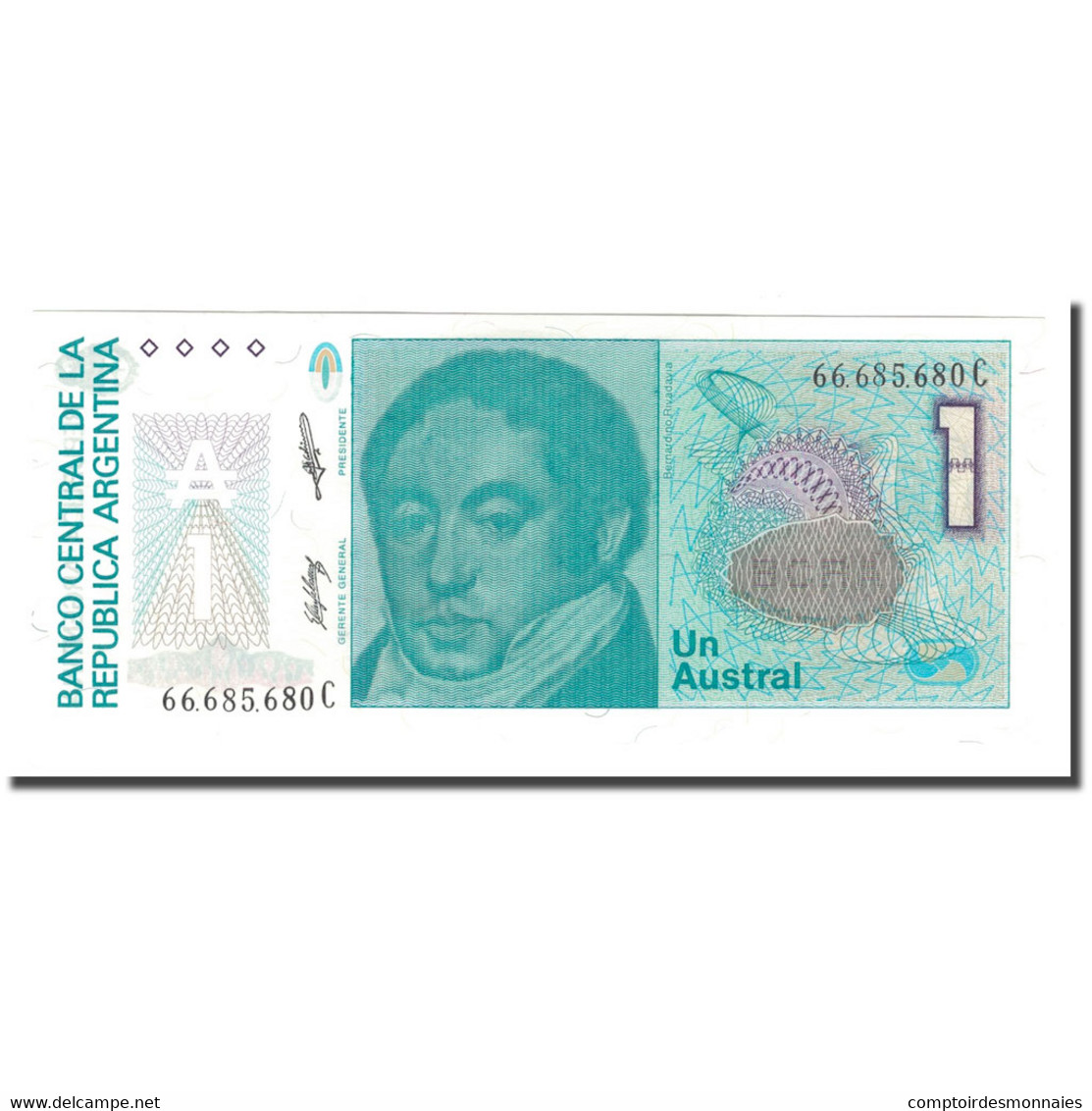 Billet, Argentine, 1 Austral, KM:323b, NEUF - Argentine