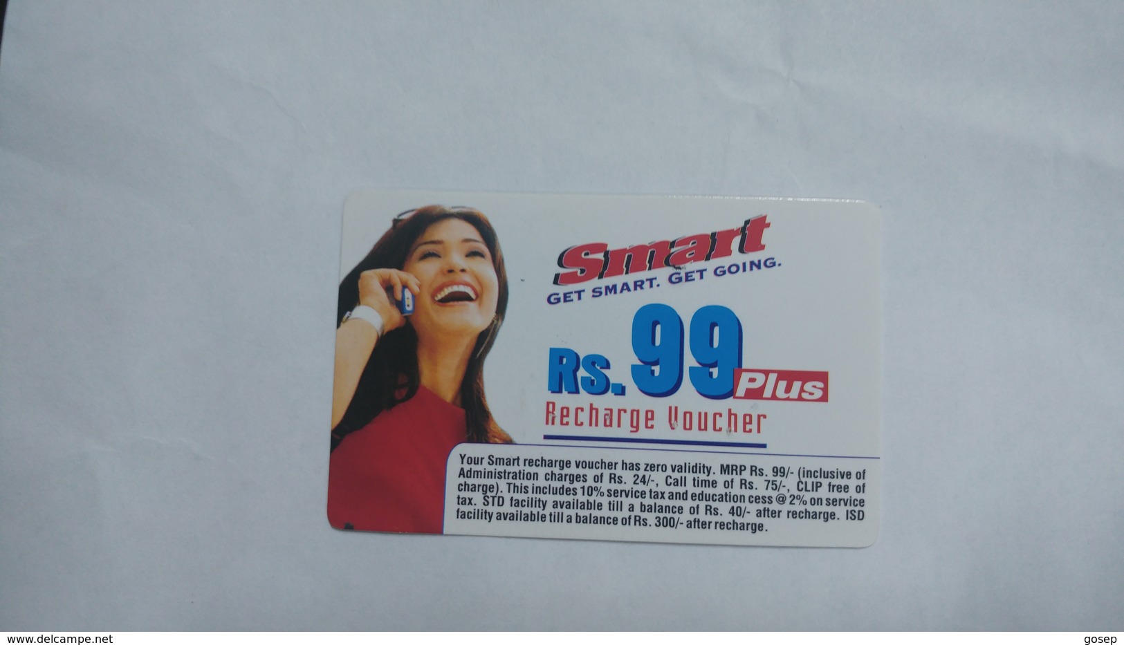 India-smart Card-(41a)-(rs.99)-(siliguri)-(1.1.2006)-(look Out Side)-used Card+1 Card Prepiad Free - Indien