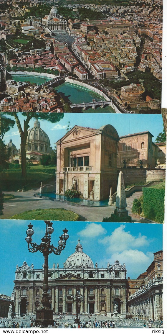 Vatican Citta Del Vaticano.  10 Cards.  H-1504 - Vatican