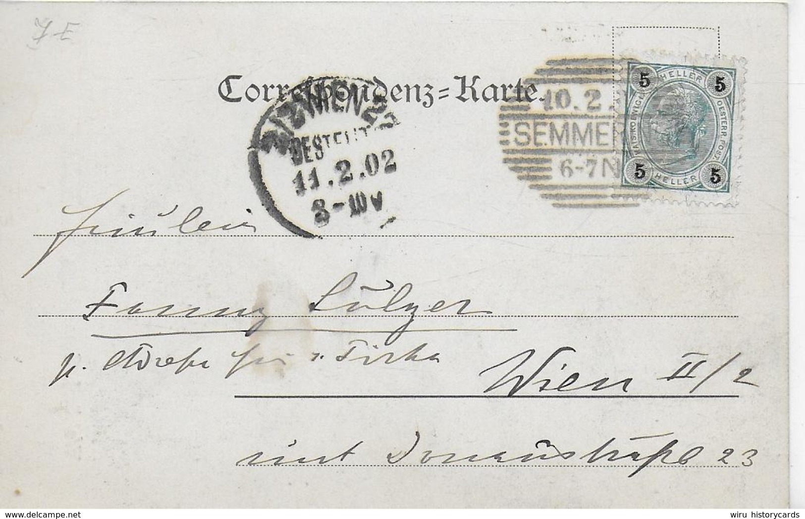 AK 0109  Semmering - Waldhof / Verlag Kleinhan' S Erben Um 1902 - Semmering