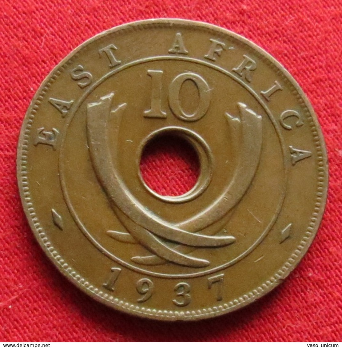 Africa East 10 Cents 1937 H Afrika Afrique - Andere - Afrika