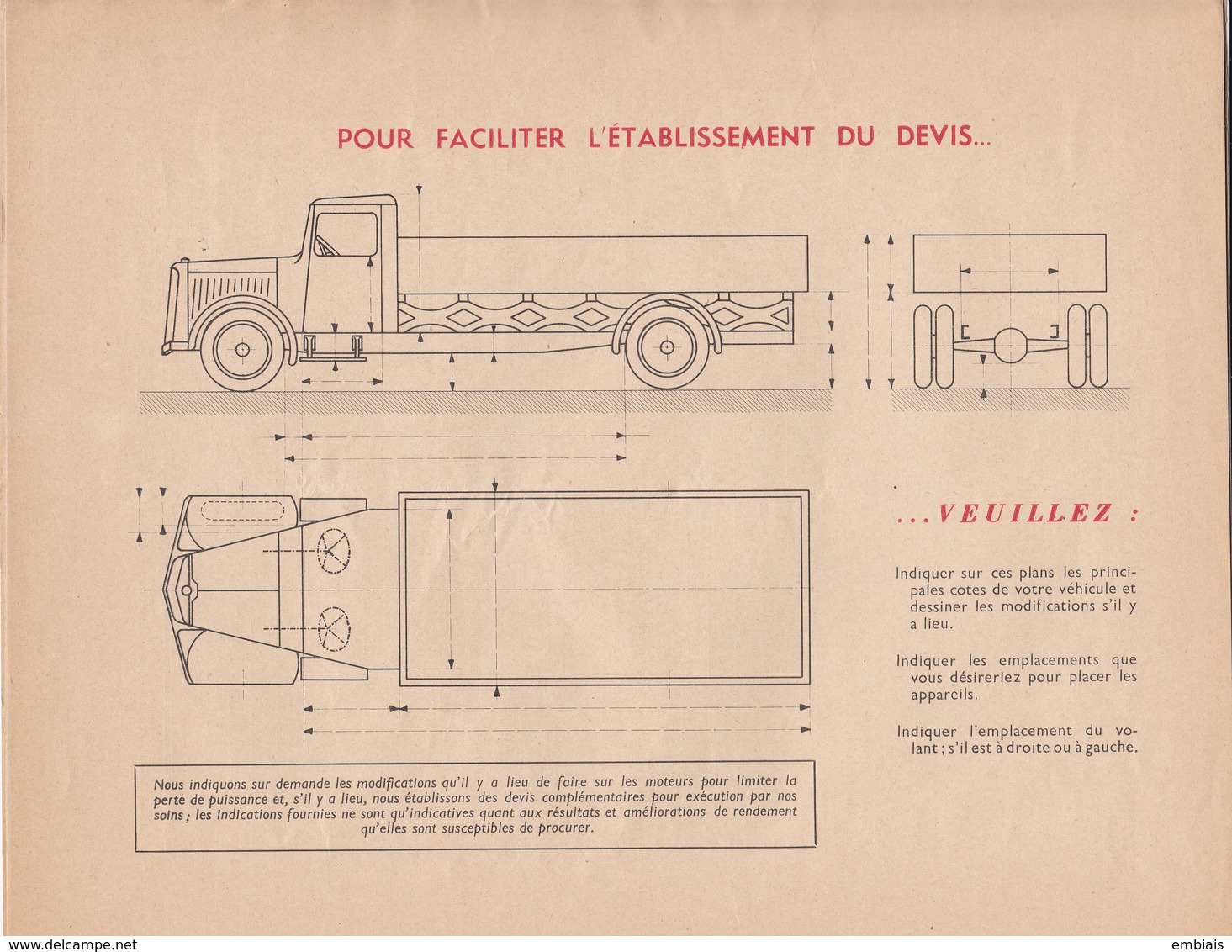 GAZO-INDUSTRIE - Brochure Le GAZAUTO Le Gazogène Qui Marche 1939 - Auto