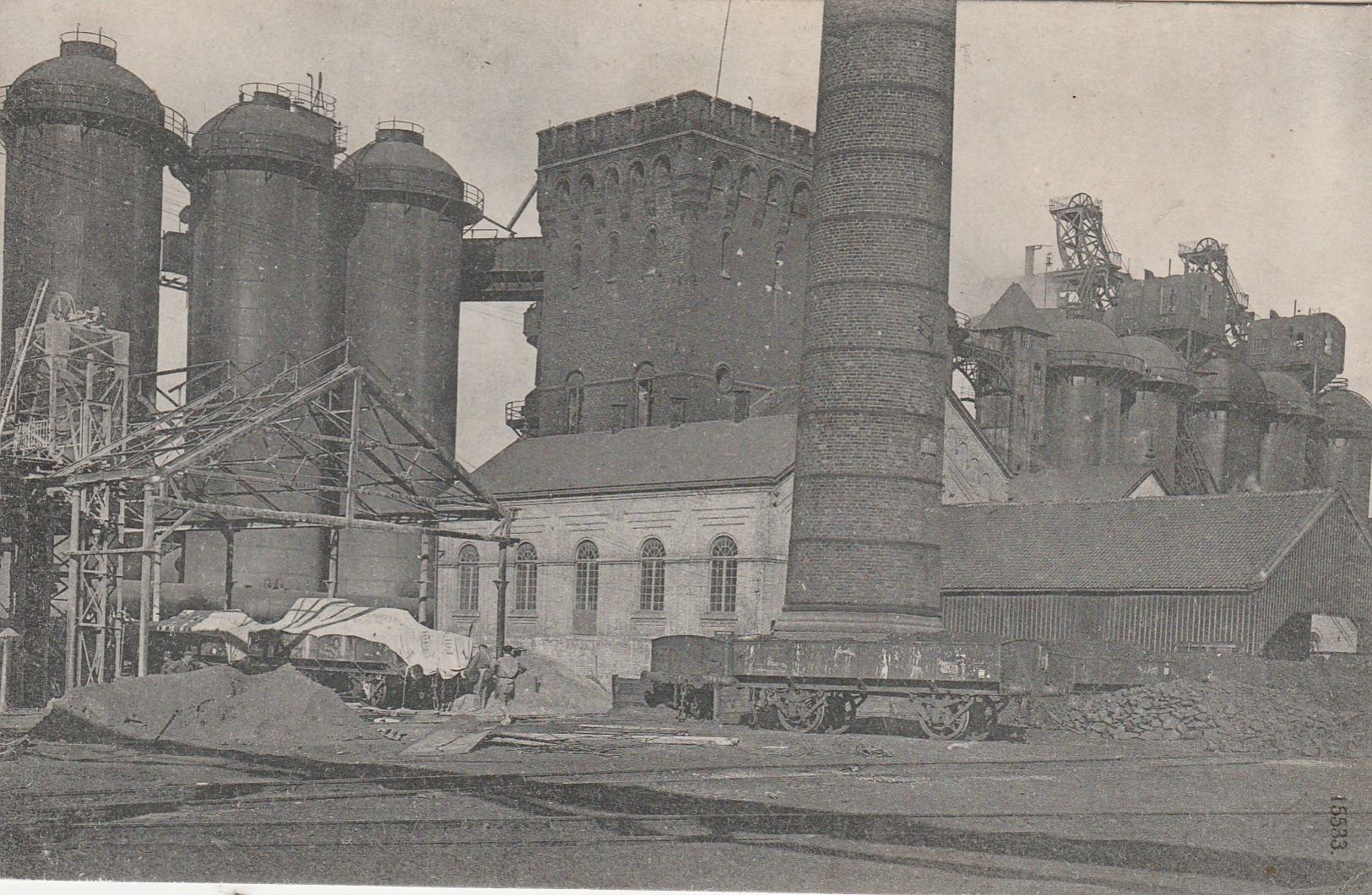 Usine ,  HAUTS FOURNEAUX ,(indiqué Bures Par Troarn , Calvados ?????? Caen) Métalurgie , Industrie ,tour à Voir !! - A Identificar