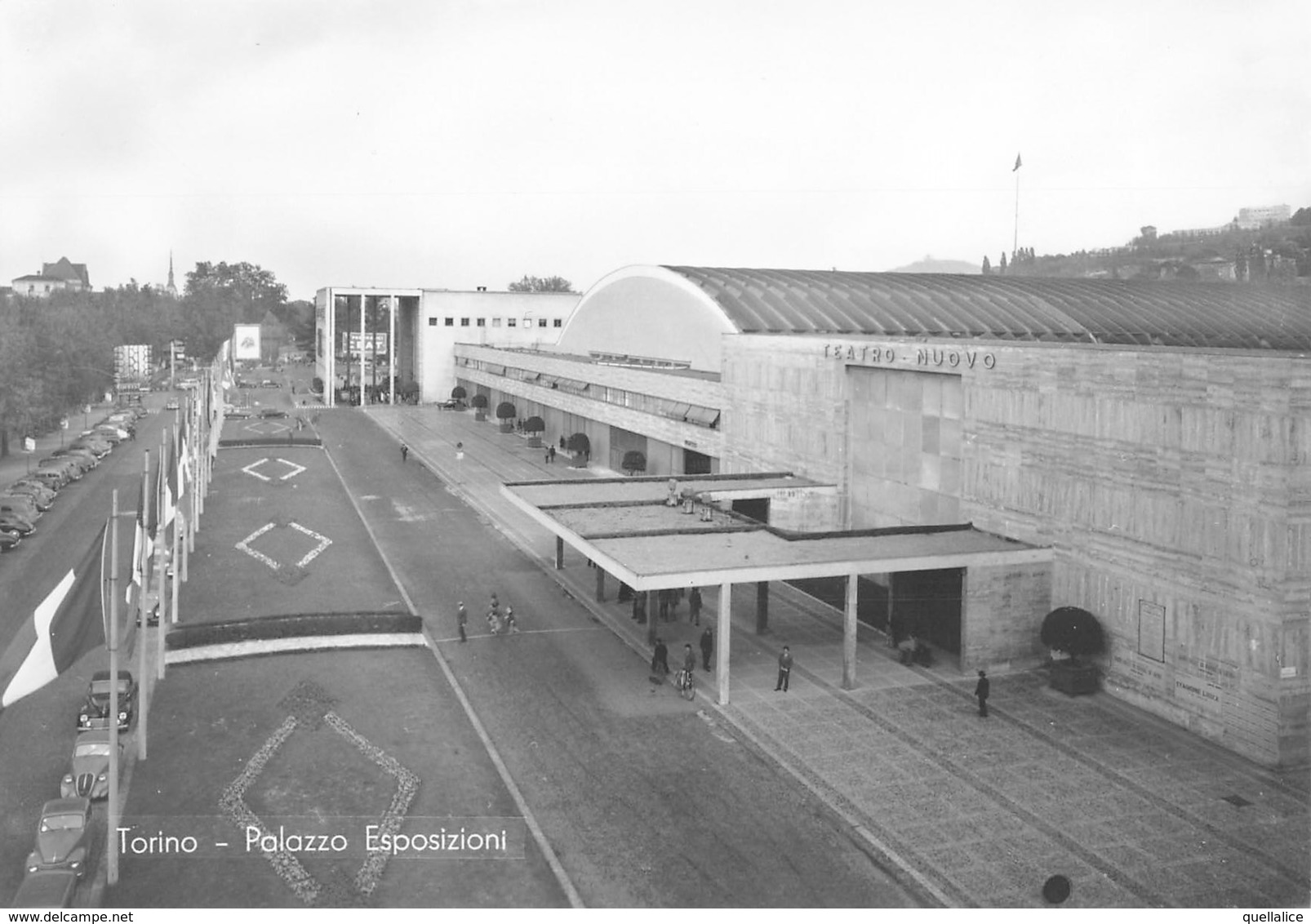 0743 "TORINO - PALAZZO ESPOSIZION" AUTO. VERA FOTO. CART NON SPED - Expositions