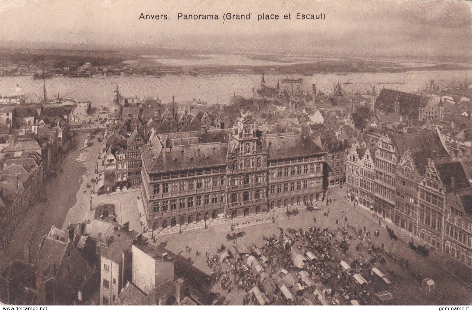 ANVERS -PANORAMA -GRAND PLACE  ET ESCAUT - Antwerpen