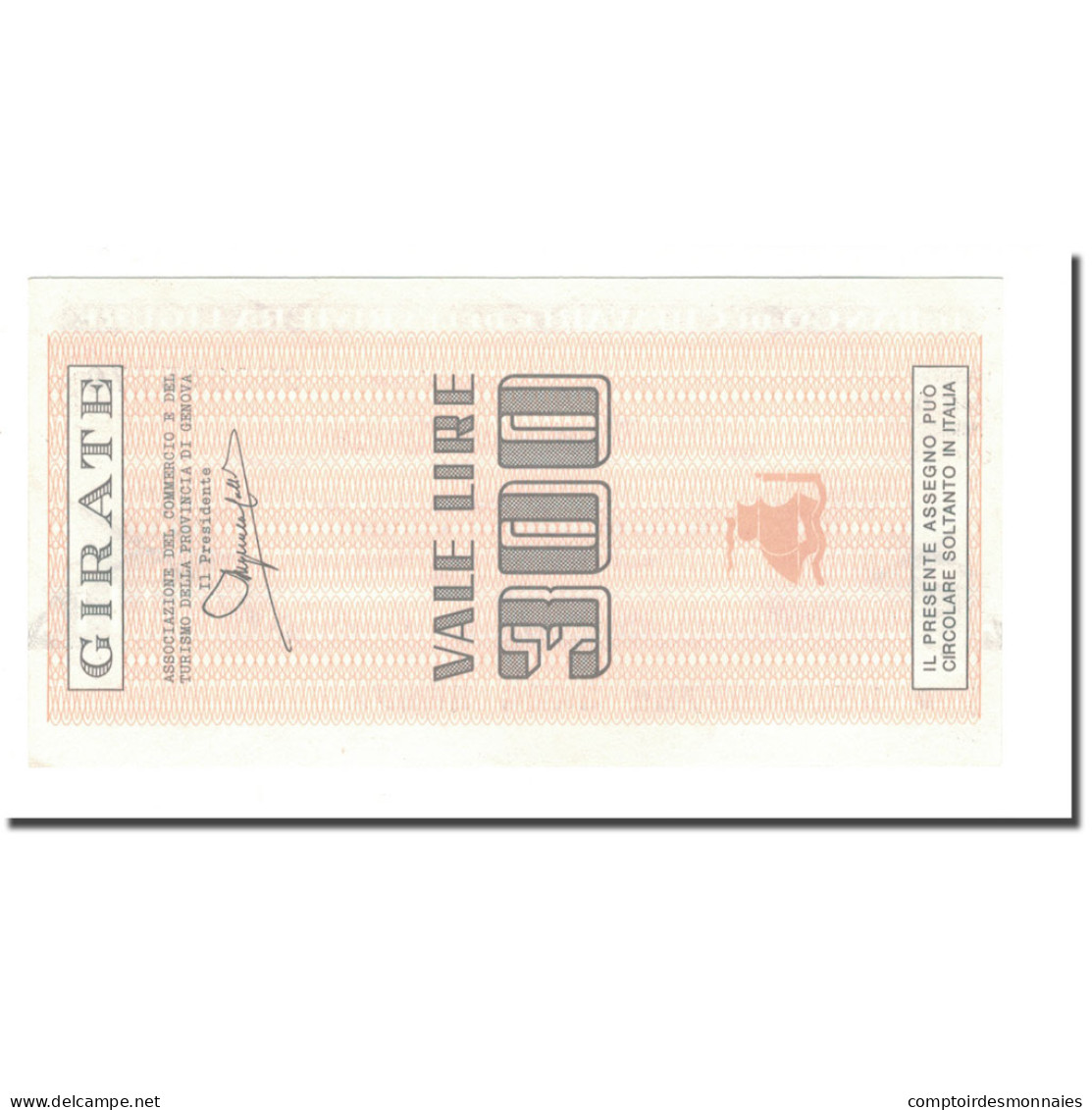 Billet, Italie, 1977, 1977-02-15, NEUF - [10] Chèques