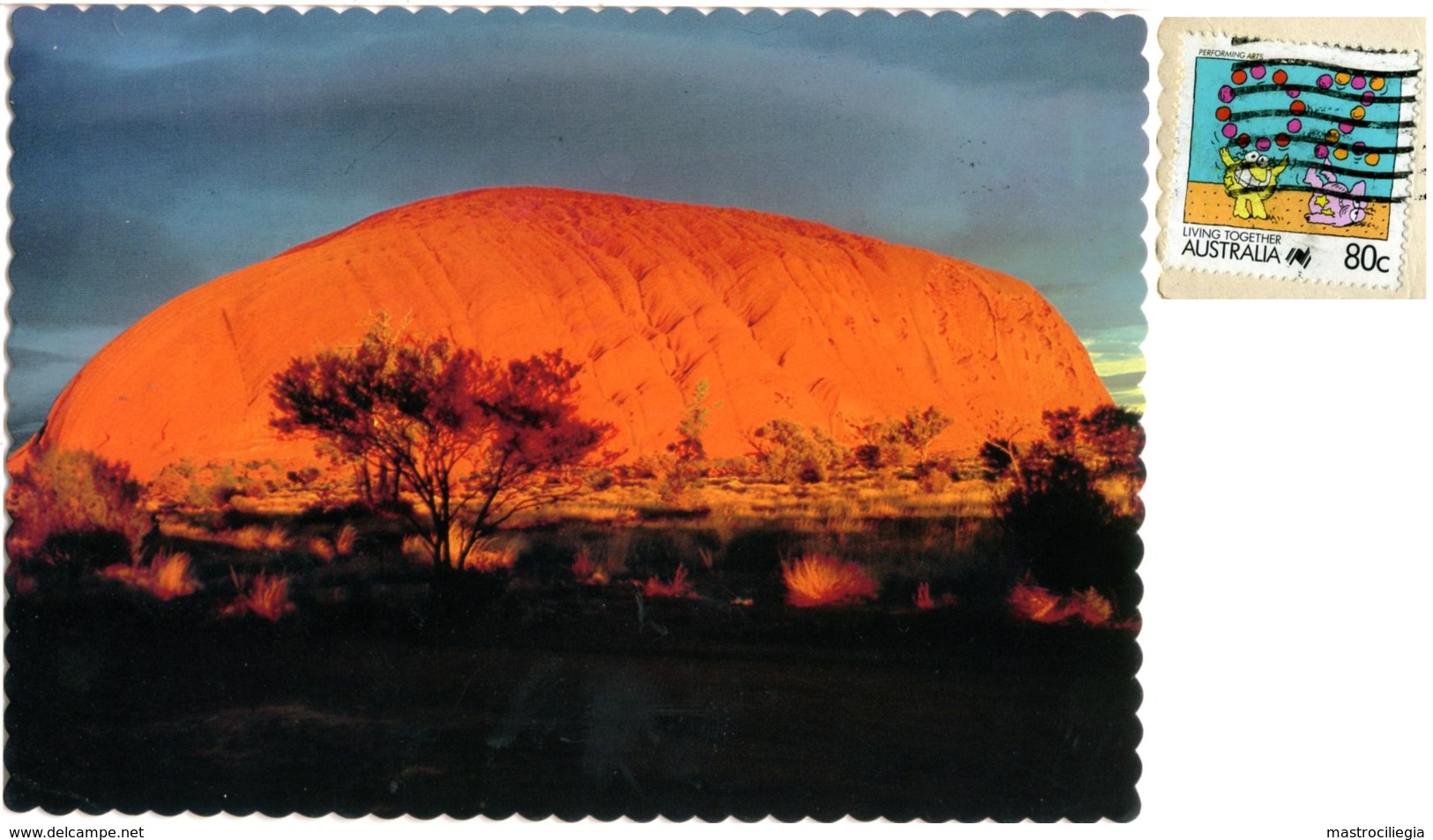 AUSTRALIA  ULURU  Ayers Rock  Nice Stamp Living Together - Uluru & The Olgas