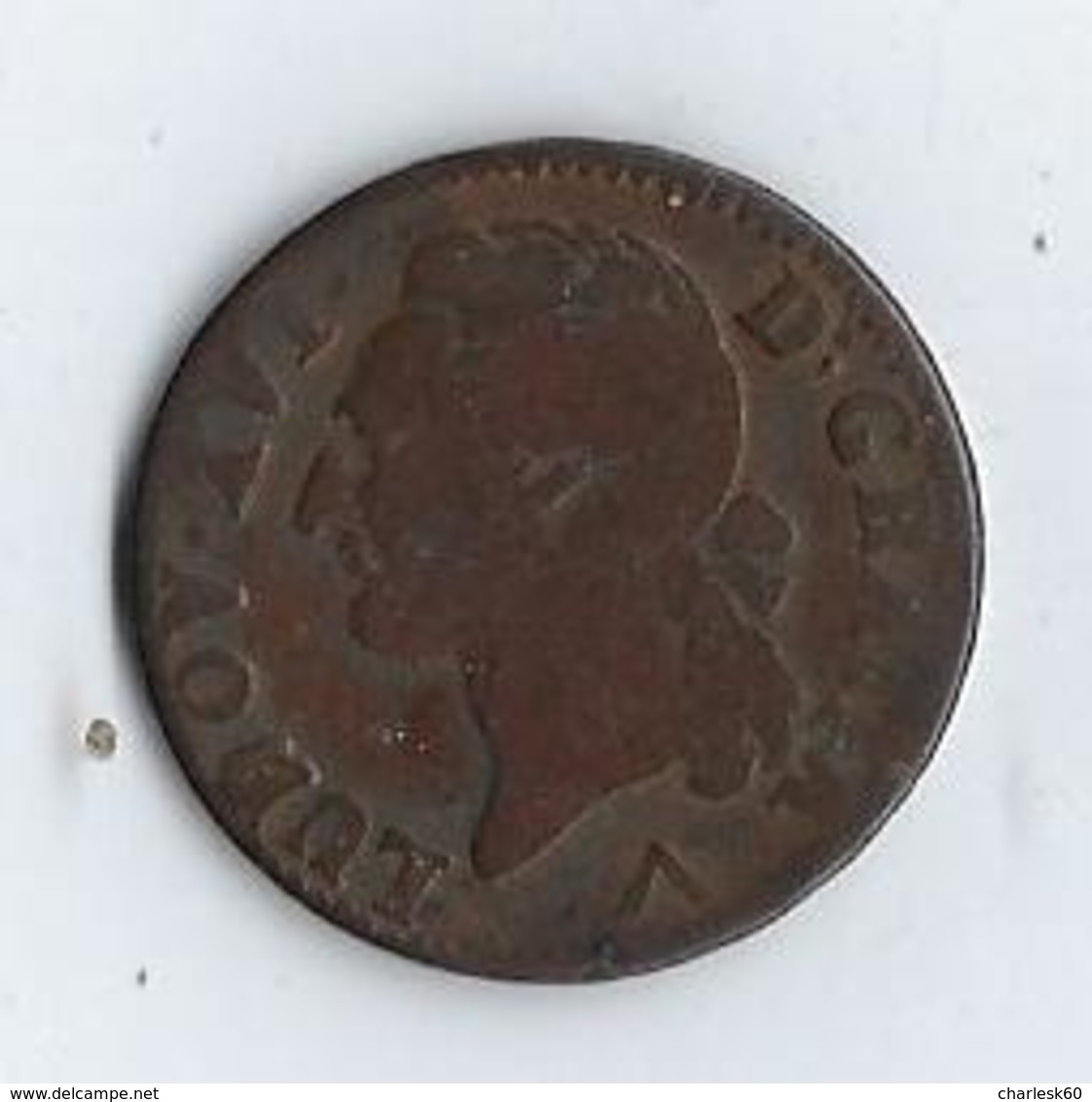 Monnaie, France, Louis XVI, 1/2 Sol à L\'Ecu 1778 Lille - 1774-1791 Ludwig XVI.