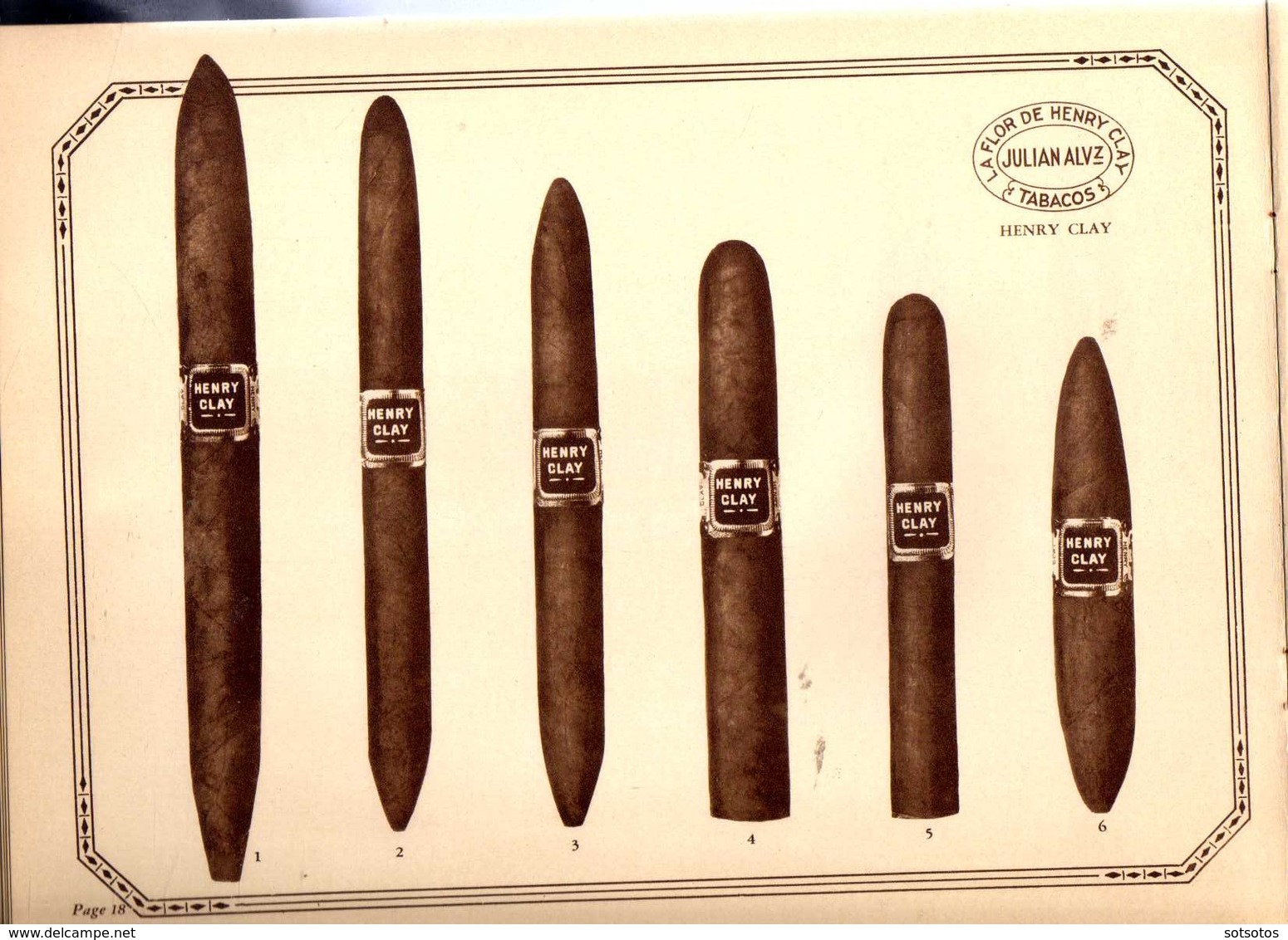 HAVANA TOBACCO CIGARS: Henry Clay and Bock & Co Ltd NICE with 40 pages of photos