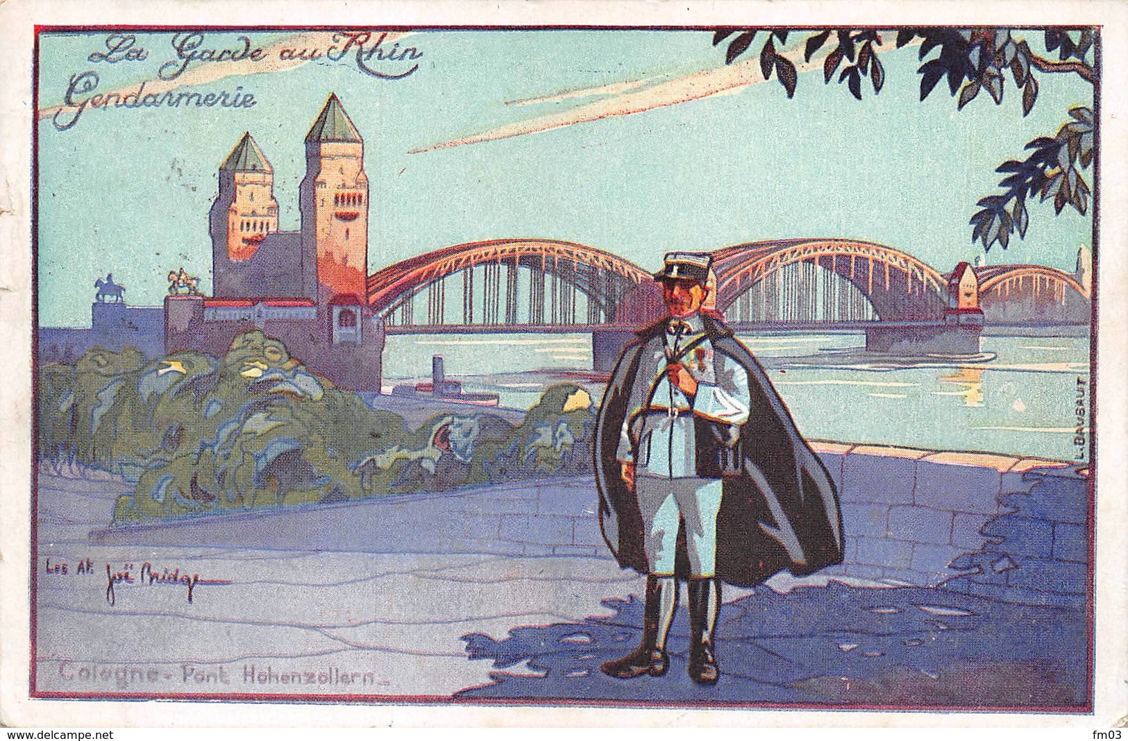 Köln Gendarmerie Illustrateur Baubaut Joë Bridge - Köln