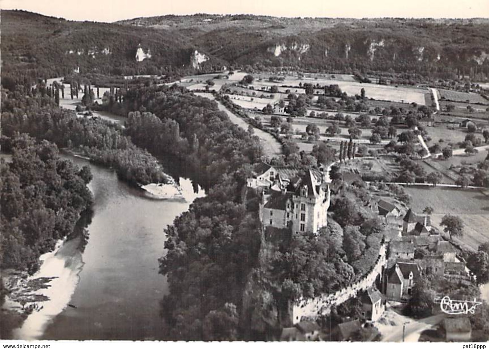 24 - VITRAC : Chateau De Montfort - CPSM Dentelée Noir Et Blanc Grand Format 1959 - Dordogne - Autres & Non Classés