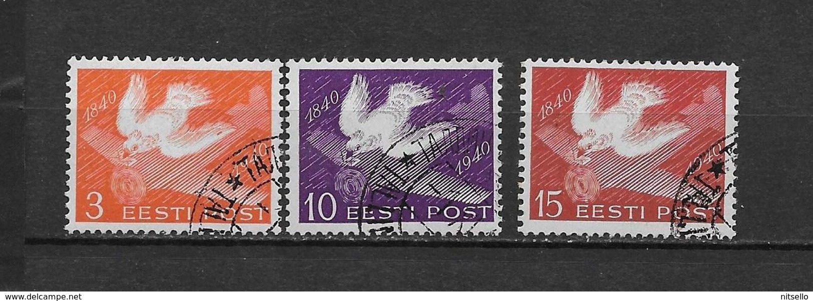 LOTE 1802  ///  (C025) ESTONIA 1940   SCOTT Nº: 150/152   ¡¡¡ LIQUIDATION - OFERTA !!!! - Estonia