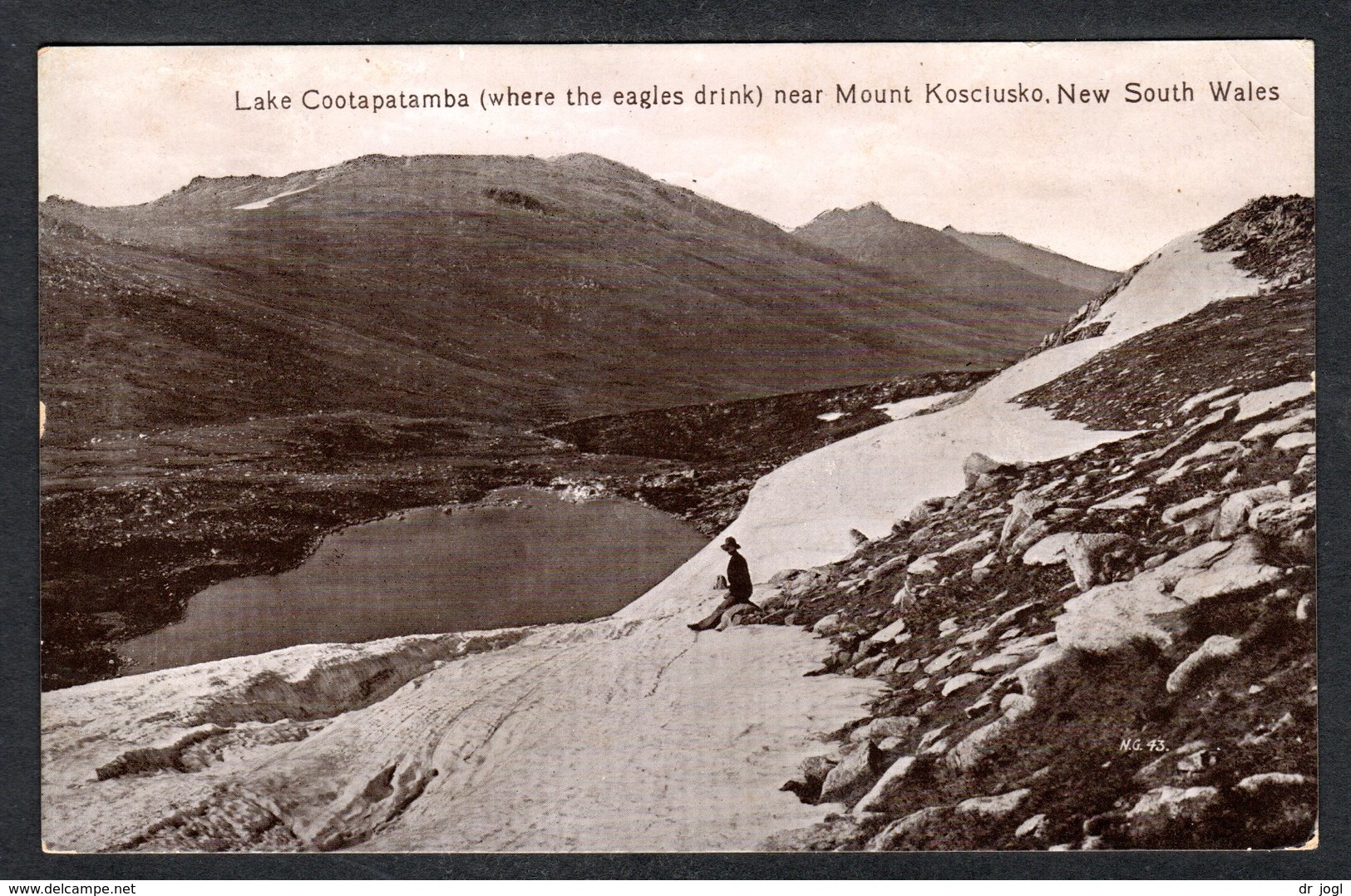 AS950) Lake Cootapatamba Near Mount Kosciusko - NSW - Valentine & Sons - Autres & Non Classés