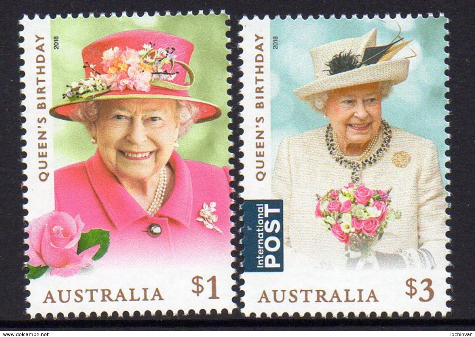 AUSTRALIA, 2018 QUEENS BIRTHDAY 2 MNH - Mint Stamps