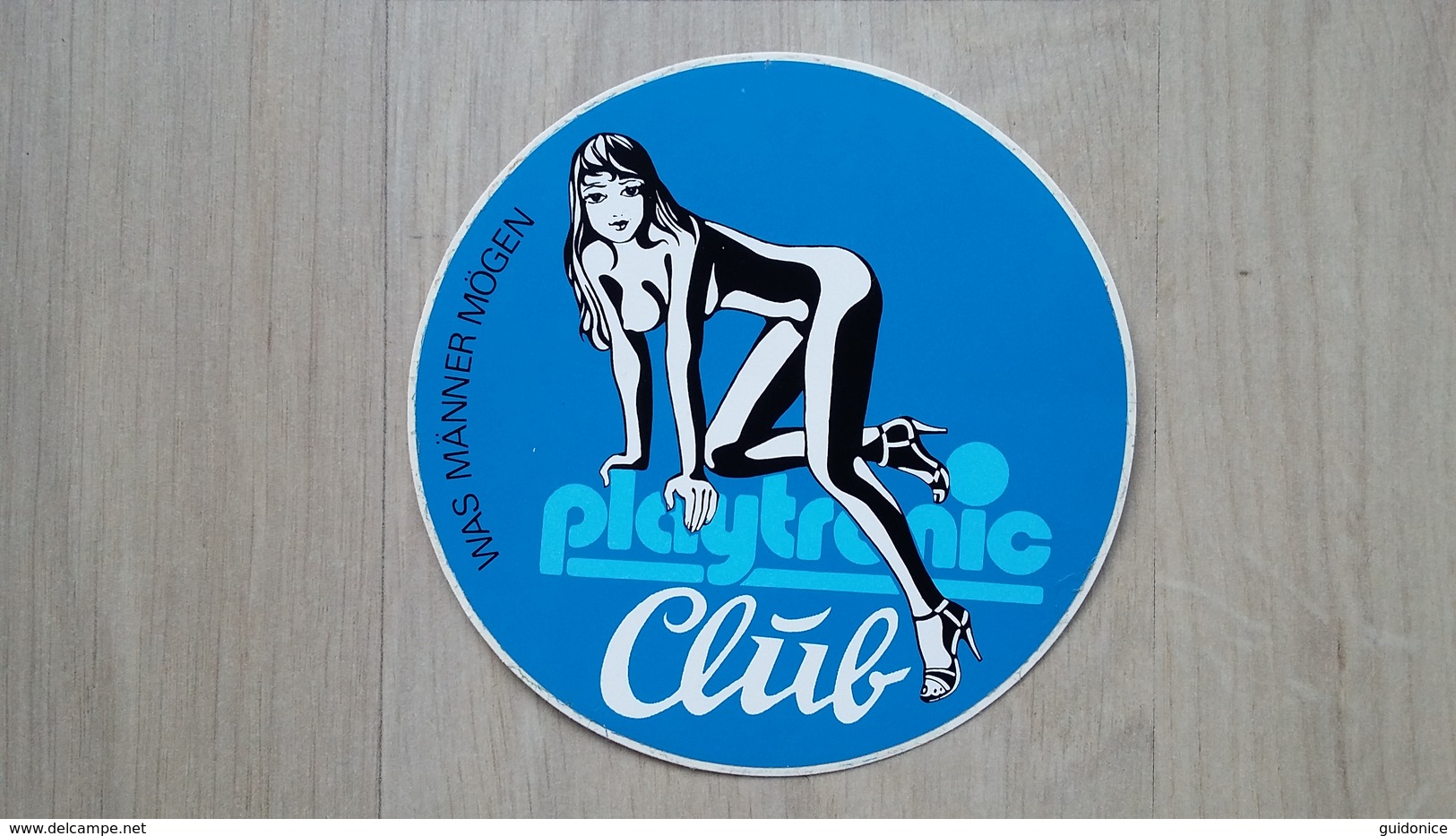 Aufkleber Mit Werbung Für Einen Herren-Club - Stickers
