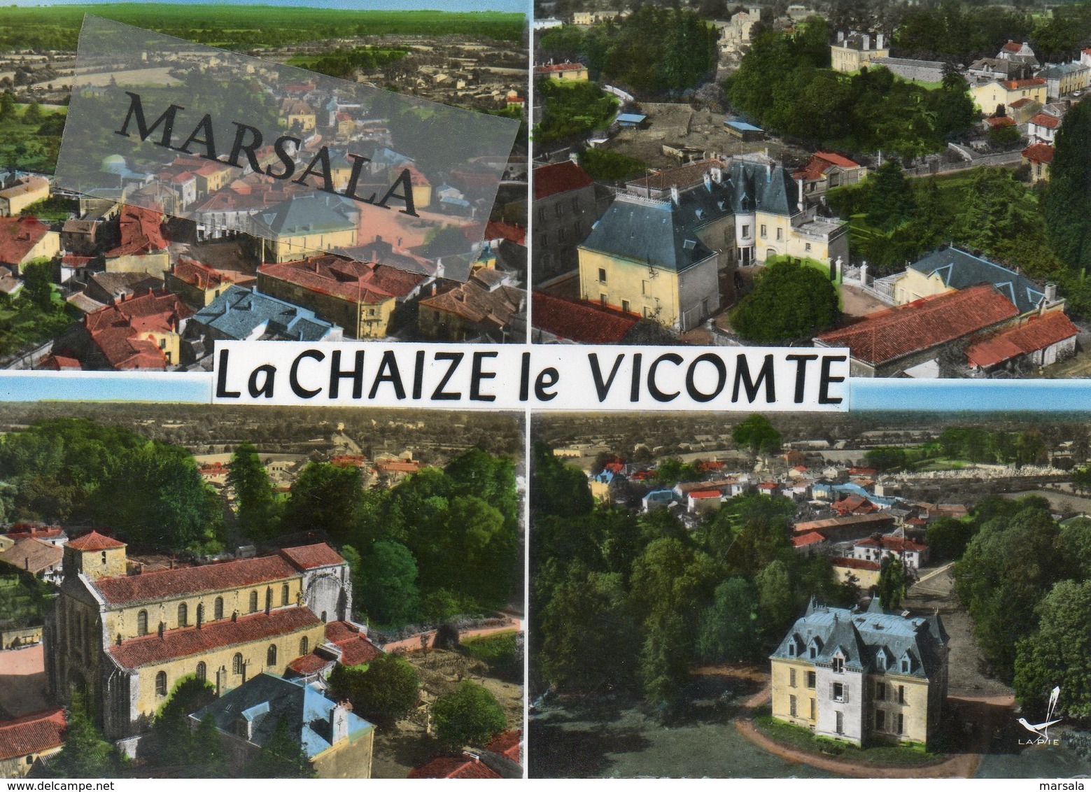 CPSM  La Chaize Le Vicomte  Multivues - La Chaize Le Vicomte