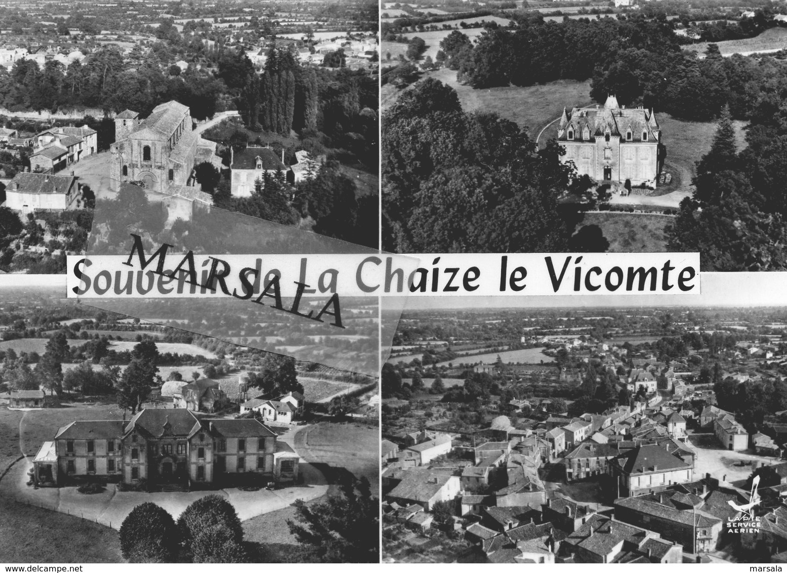 CPSM  La Chaize Le Vicomte  Multivues - La Chaize Le Vicomte