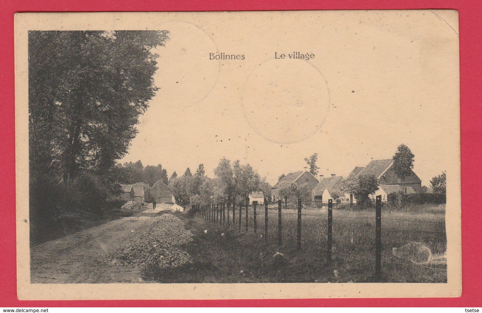 Bolinnes ... Le Village - 1924 ( Voir Verso ) - Eghezee