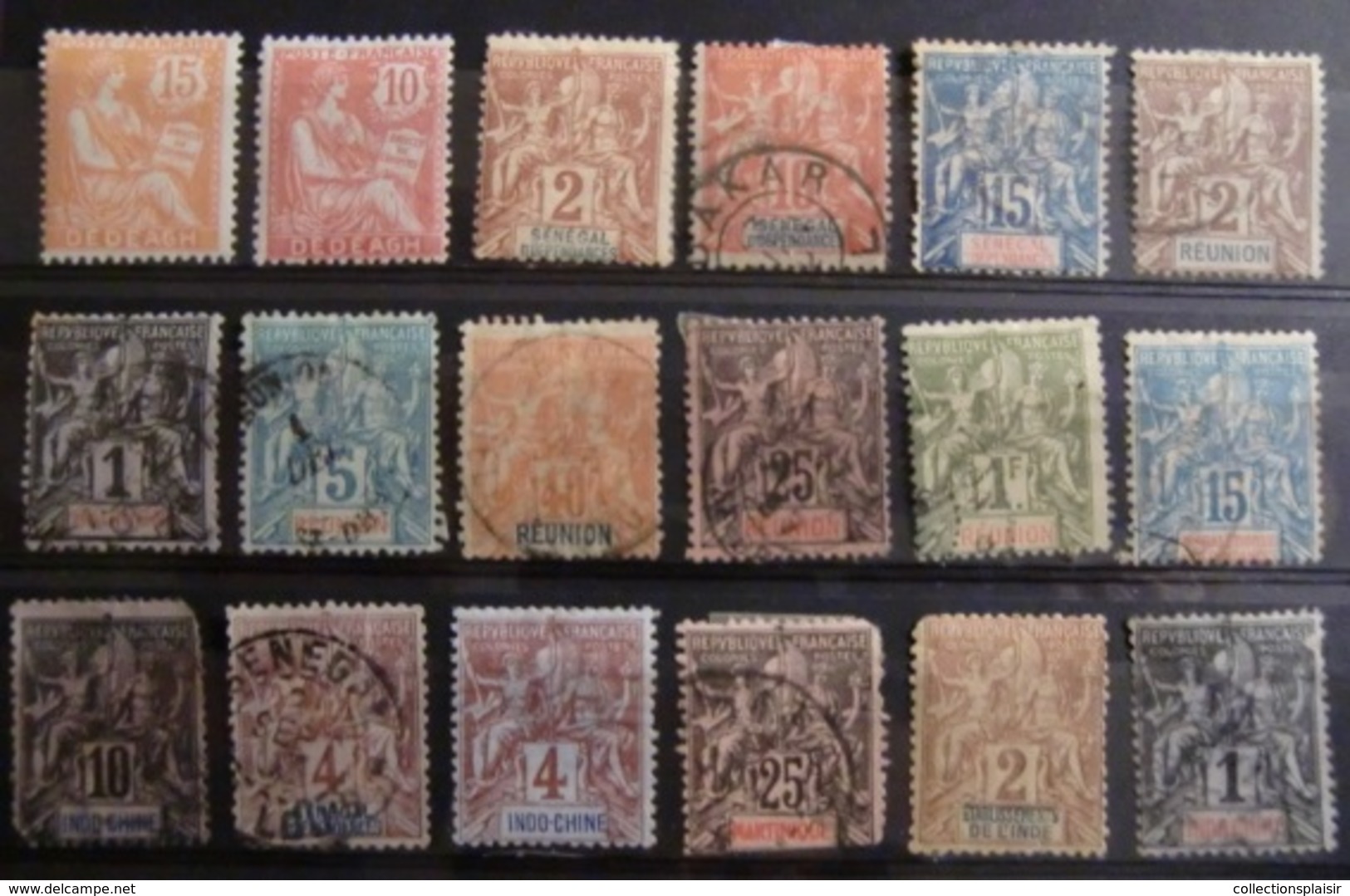 LIQUIDATION COLONIES FRANCAISES MAJORITE CHINE ET ASIE ET TIMBRES DE CHINE DONT NEUFS/VOIR MES AUTRES VENTES