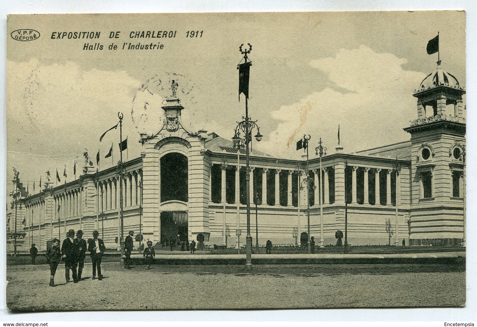 CPA - Carte Postale - Belgique - Exposition De Charleroi 1911 - Hall De L'Industrie (SV6696) - Charleroi