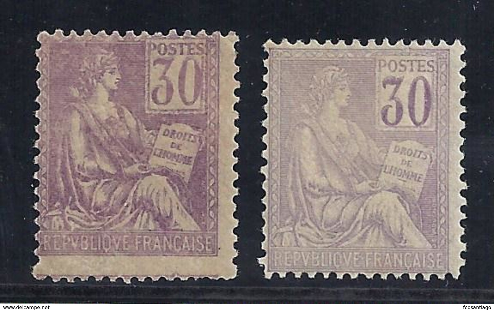 FRANCIA 1900/01 - Yvert #115 - MLH * - Nuevos