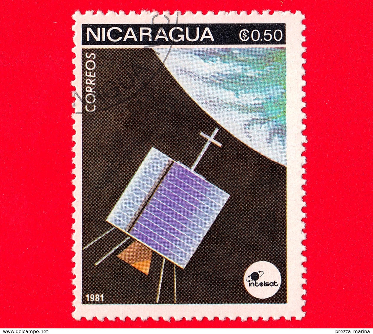 NICARAGUA  - Nuovo - 1981 - Esplorazione Dello Spazio - Space Communications - Satellite - 0.50 - Nicaragua