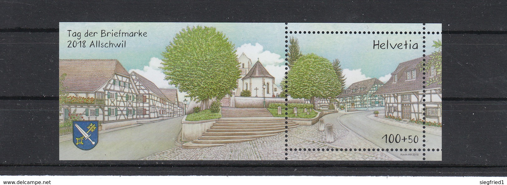 Schweiz ** Block 70 Tag Der Briefmarke Allschwil Neuausgabe 15.11.2018 - Bloques & Hojas