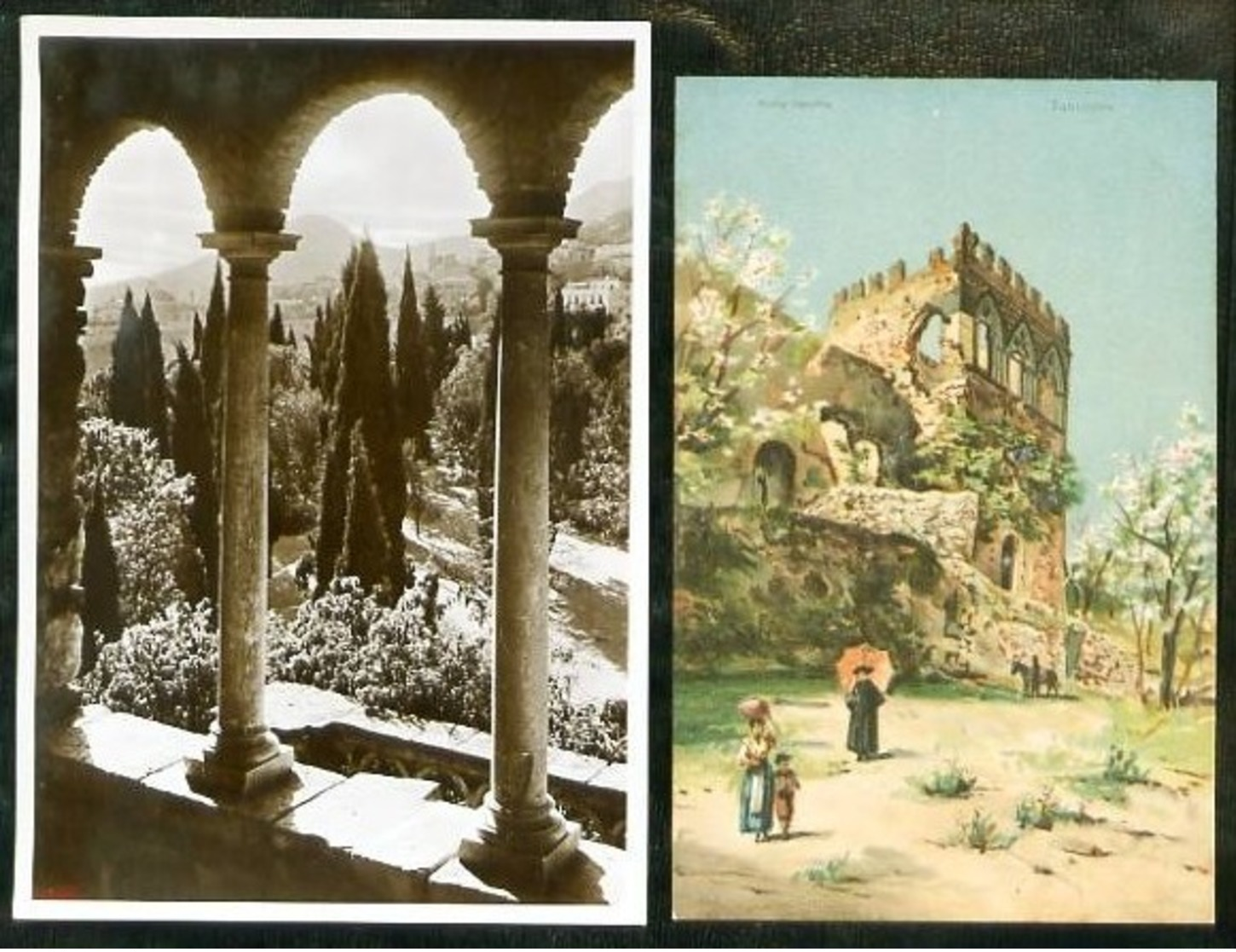 TAORMINA - Lot De 5 Cartes Postales (dont Cartes-photos) - Messina