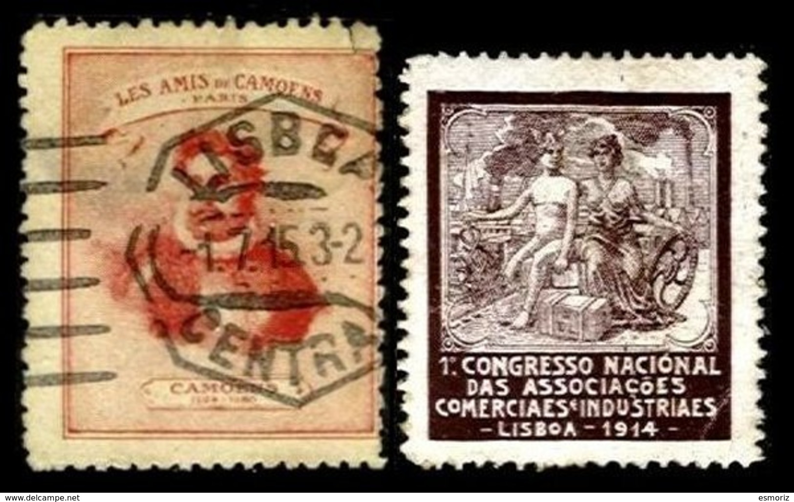 PORTUGAL, Vinhetas Semi-Modernas, Ave/F - Unused Stamps