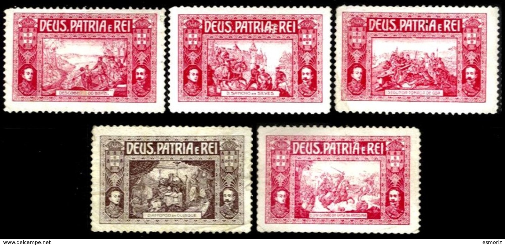 PORTUGAL, Vinhetas Semi-Modernas, F/VF - Neufs