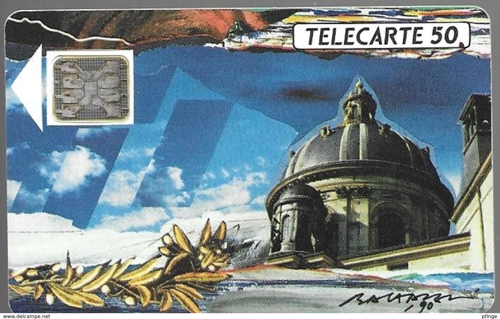 Telecarte 50 - Académie Française - Culture