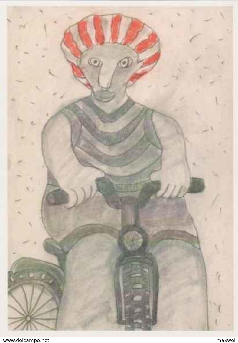 ERGON - Femme à Bicyclette - Vélo - Cyclisme - Illustrateurs - Illustrateur - Ergon