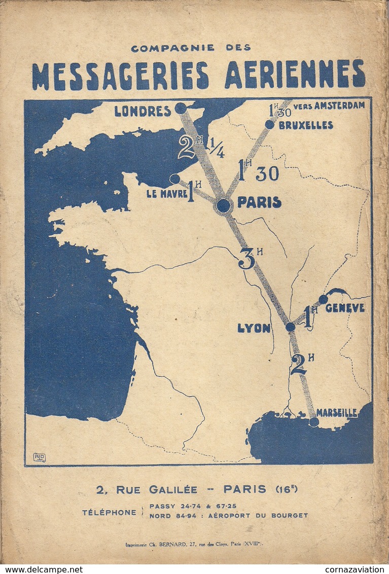 Aviation - Guide Voyages Aériens Paris-Bruxelles-Amsterdam - 1922 - 1901-1940