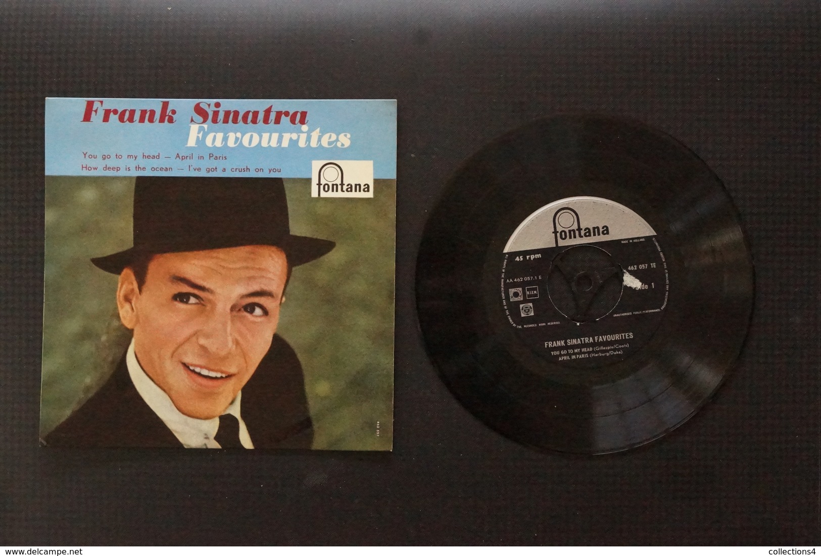 FRANK SINATRA FAVOURITES  RARE EP HOLLANDAIS  19? - 45 G - Maxi-Single