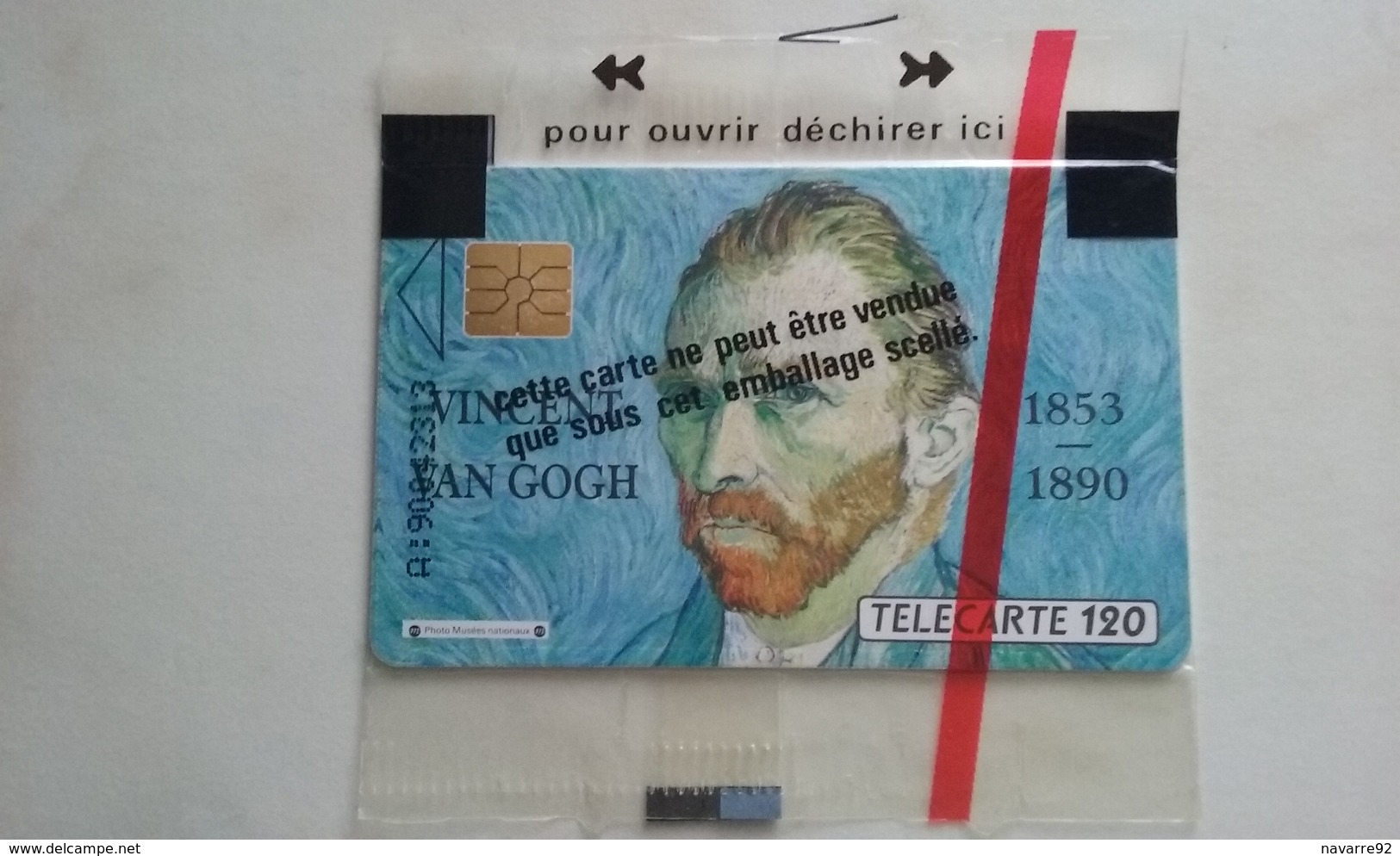 TELECARTE VAN GOGH 120 UNITES NSB !!! - 1989