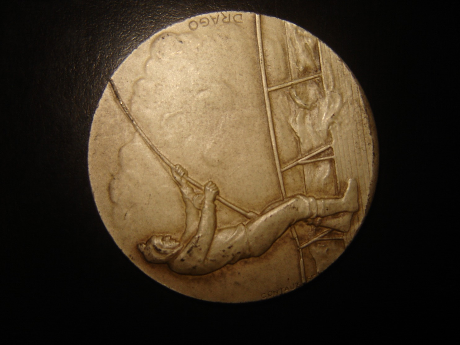 Medaille Jeton Argenté Peche - Fishing