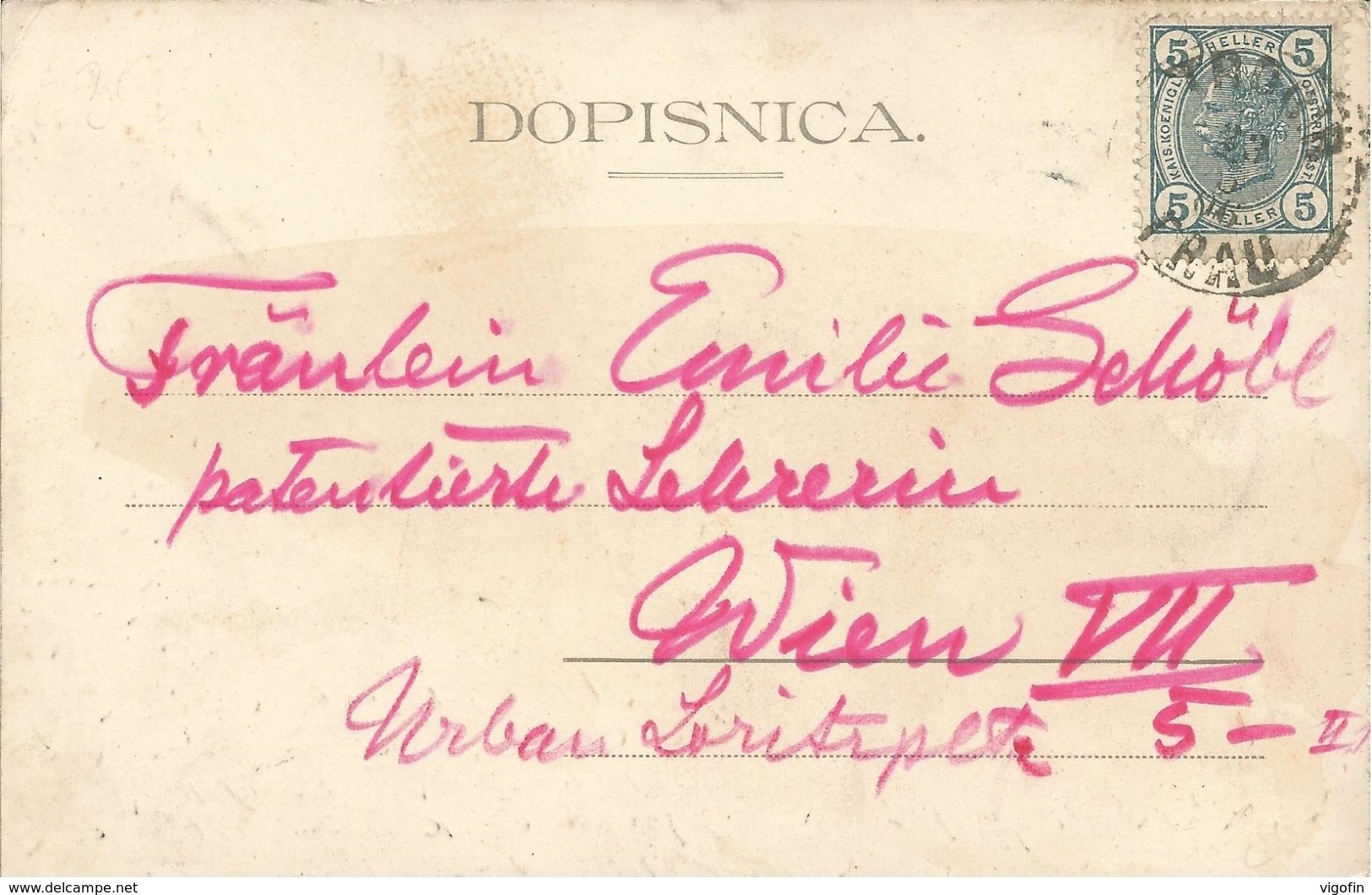 TROGIR TRAU DALMAZIA HRVATSKA CROATIA PC Circulated 1906 - Kroatië