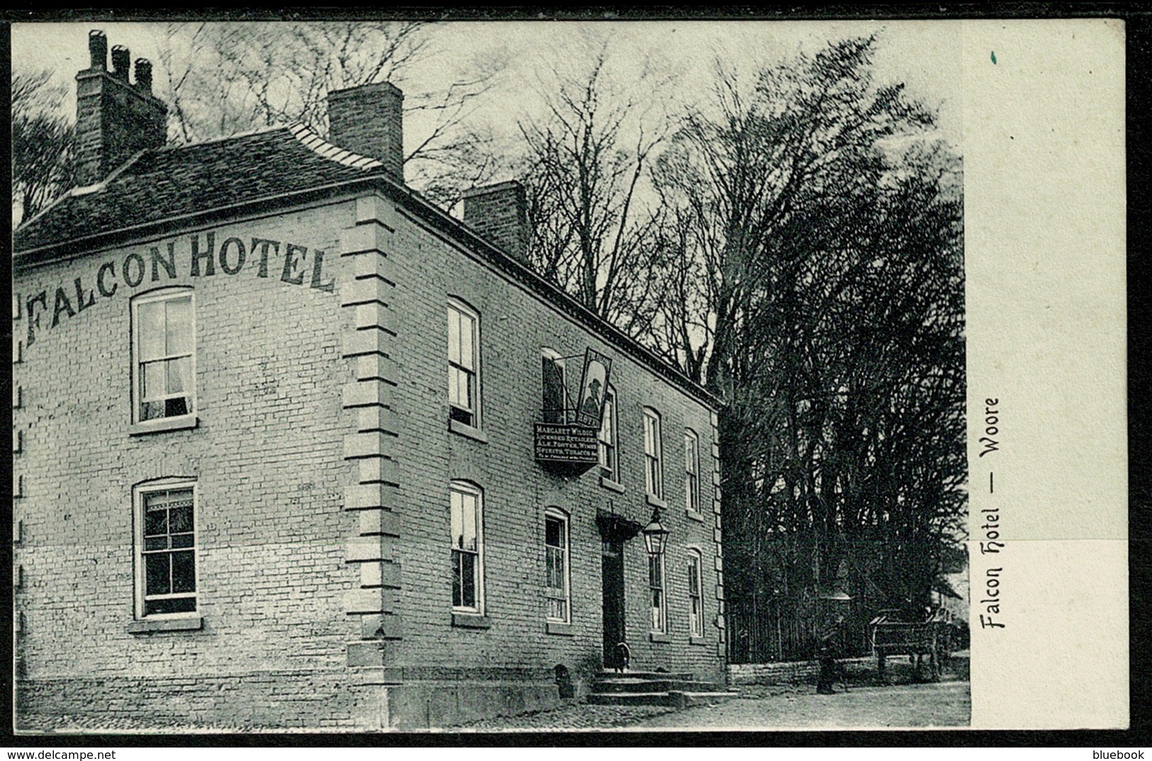 Ref 1250 - Early Postcard - Falcon Hotel Woore - North Shropshire - Shropshire