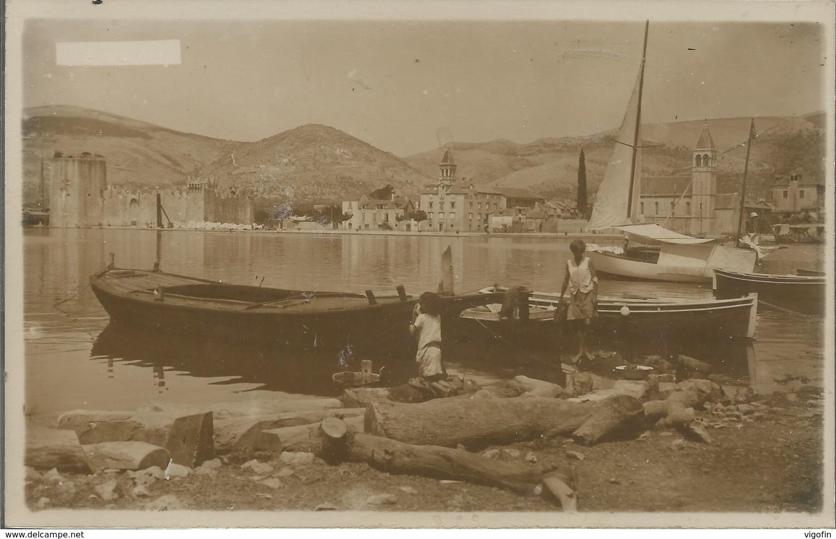 TROGIR TRAU DALMAZIA HRVATSKA CROAZIA, PC REAL FOTO Uncirculated - Croazia