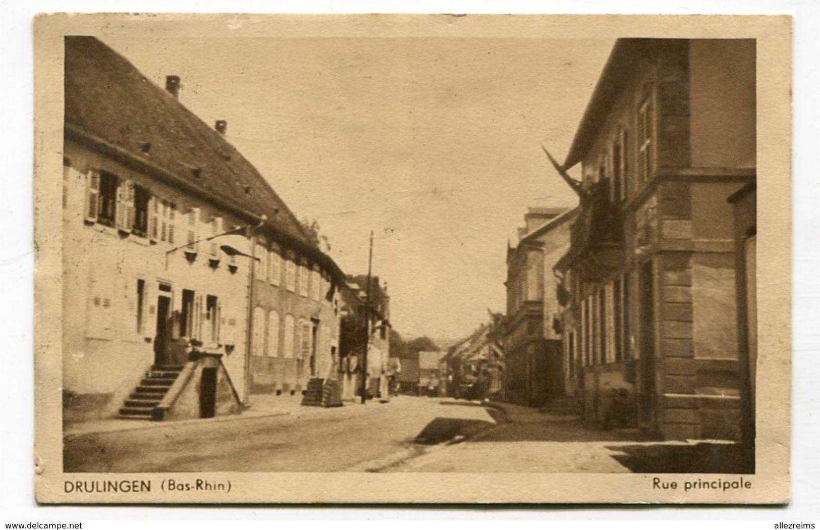 CPA  67 : DRULINGEN Rue Principale   VOIR  DESCRIPTIF §§§ - Drulingen