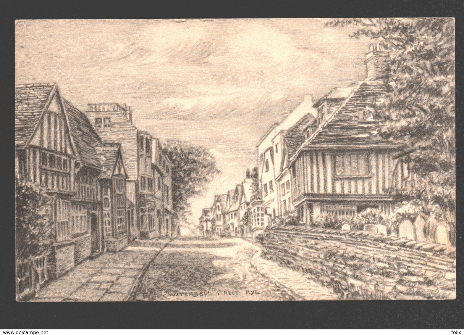 Rye - Watchbell Street - Illustration / Drawing - Rye