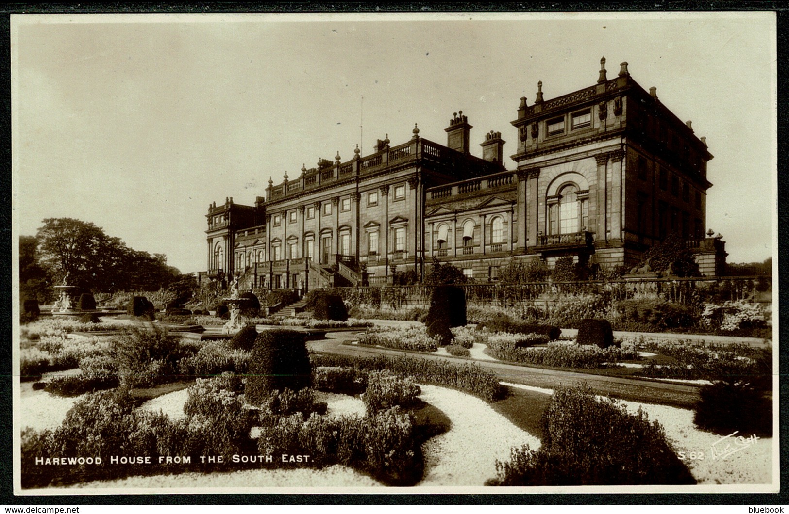 Ref 1251 - Walter Scott Real Photo Postcard - Harewood House Near Leeds Yorkshire - Leeds